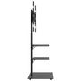 Voir la diapositive 4 : VIDAXL Meuble TV d angle 3 niveaux pour 32 65 pouces noir
