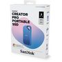 Voir la diapositive 3 : SANDISK Disque dur SSD externe 2To Creator PRO