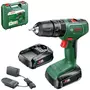 BOSCH Perceuse visseuse a percussion Bosch EasyImpact 18V40 + (2xbatterie 2,0Ah) + chargeur AL18V-20 in carrying case