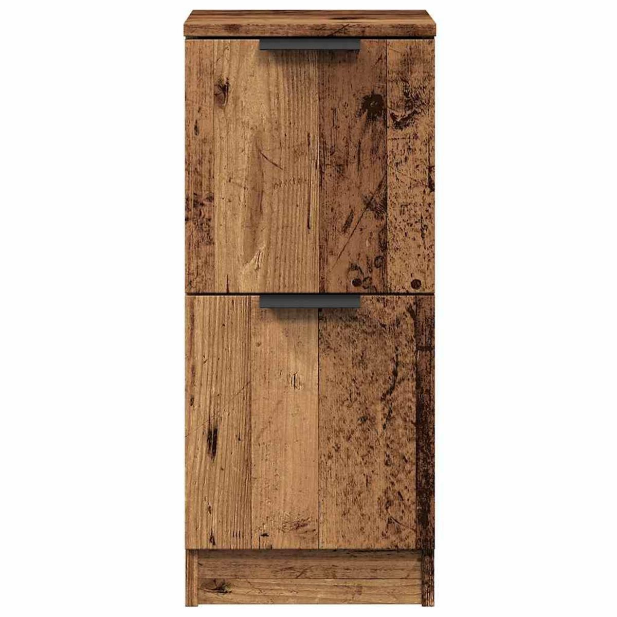 VIDAXL Buffets 2 pcs vieux bois 30x30x70 cm bois d'ingenierie