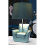 Voir la diapositive 6 : Paris Prix Lampe à Poser Déco  Midcentury  43cm Turquoise