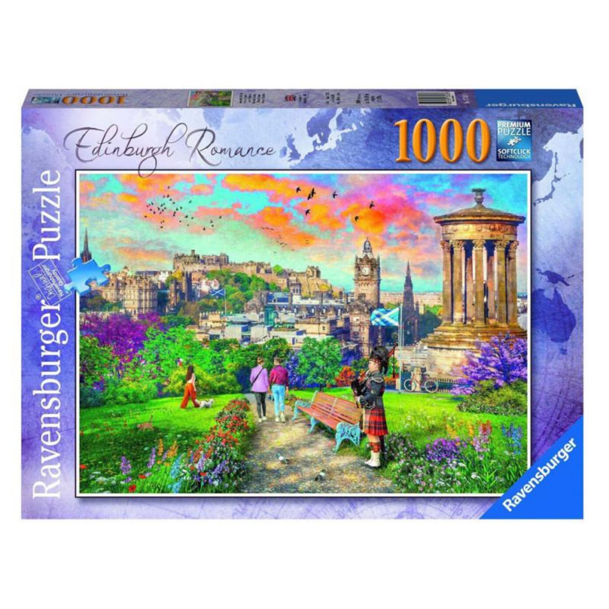 RAVENSBURGER Ravensburger - Edinburgh Romance Jigsaw Puzzle, 1000 pcs. 120002482