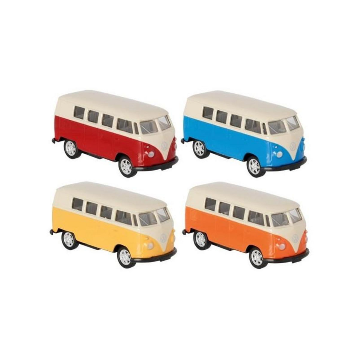 Jouet prive JOUETPRIVE Microbus Volkswagen en métal coloris aléatoire