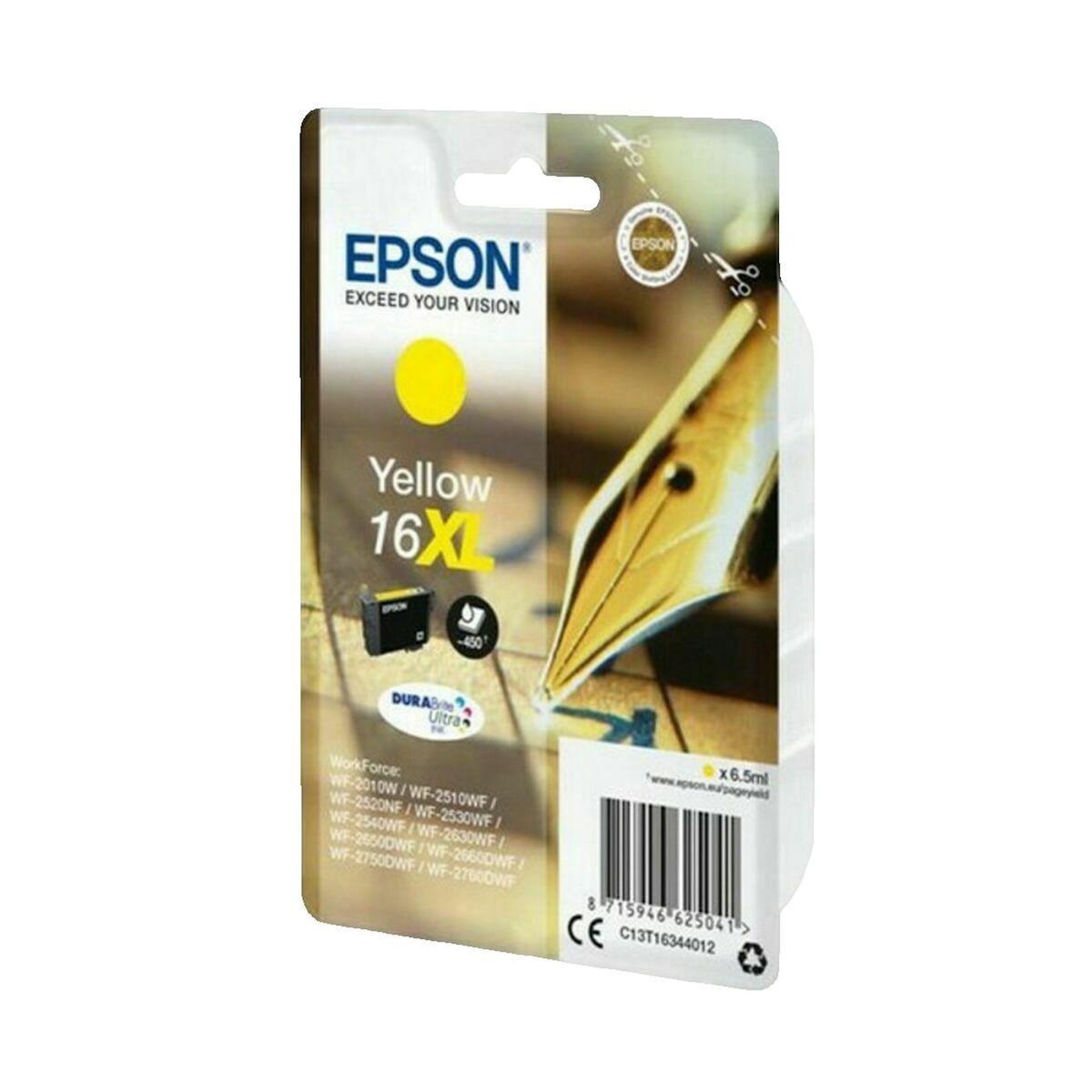 Epson Cartouche d'impression Epson 16XL Jaune DURABrite Ultra