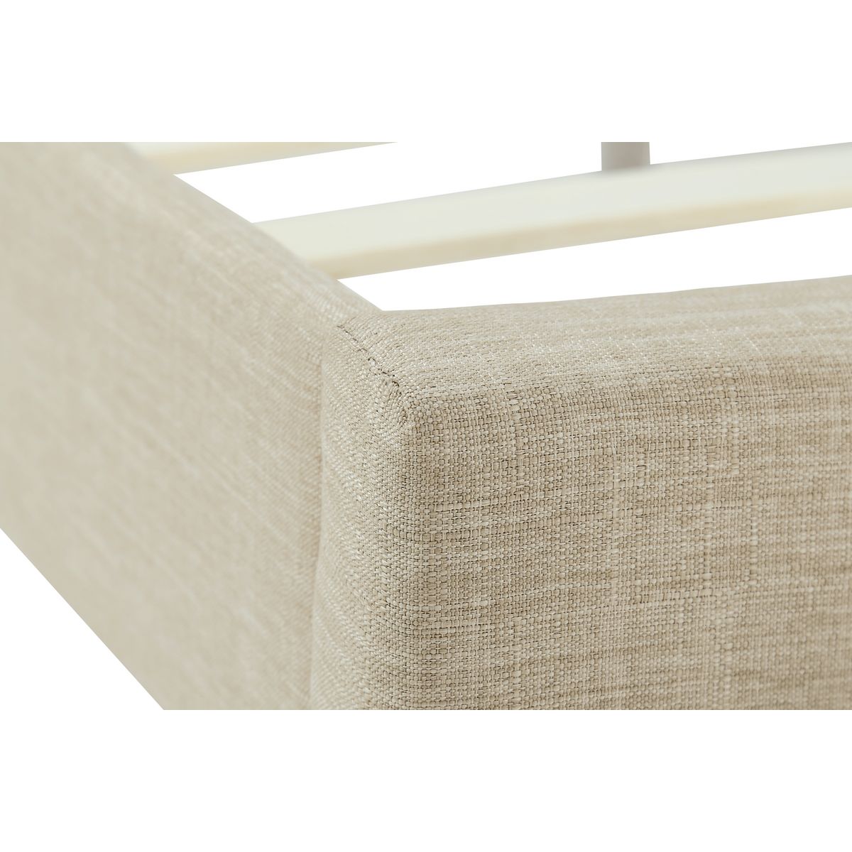 Cadre de lit scandinave en tissu 140x190 OREBRO