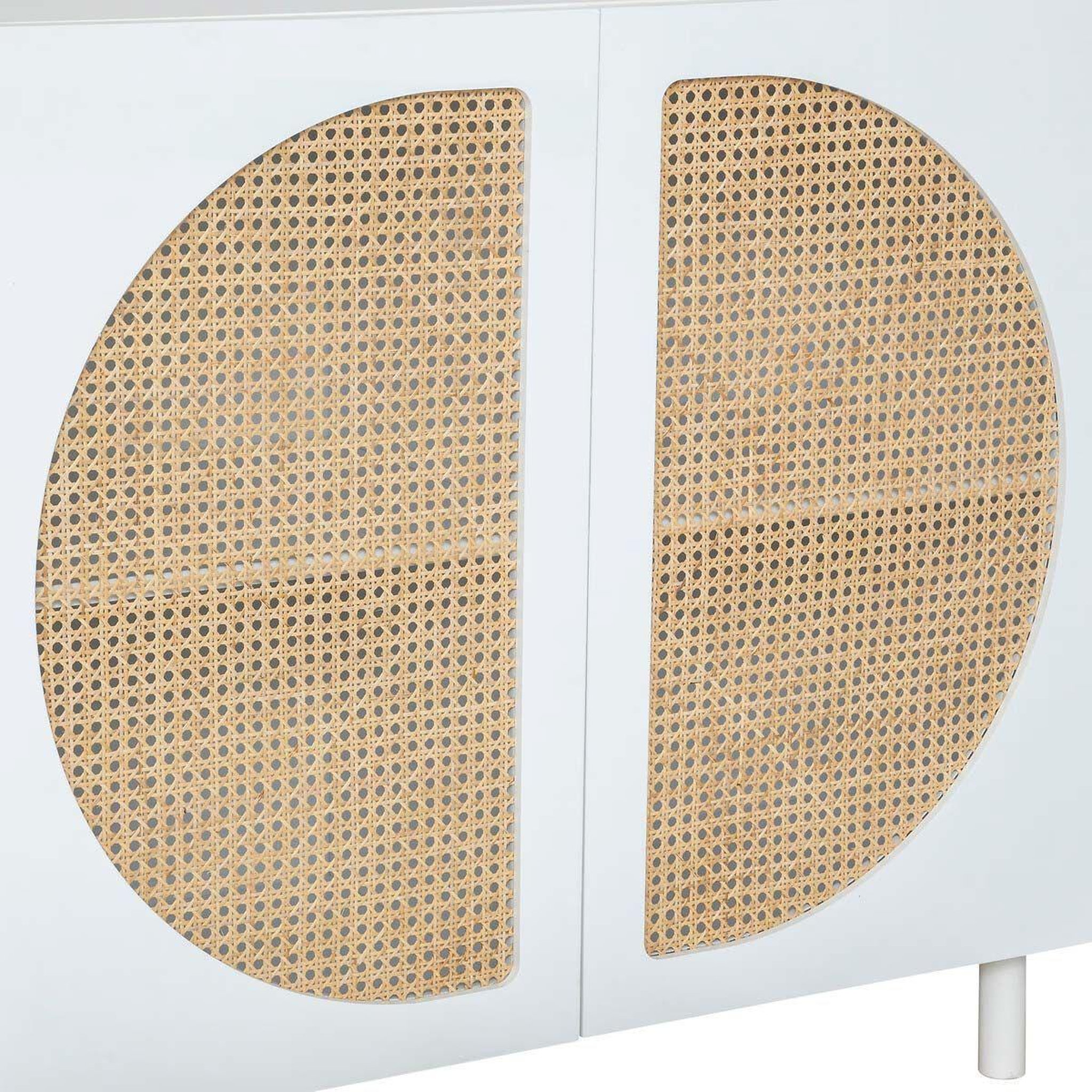 Voir la diapositive 3 : ATMOSPHERA Buffet 2 portes  cabras  94cm blanc