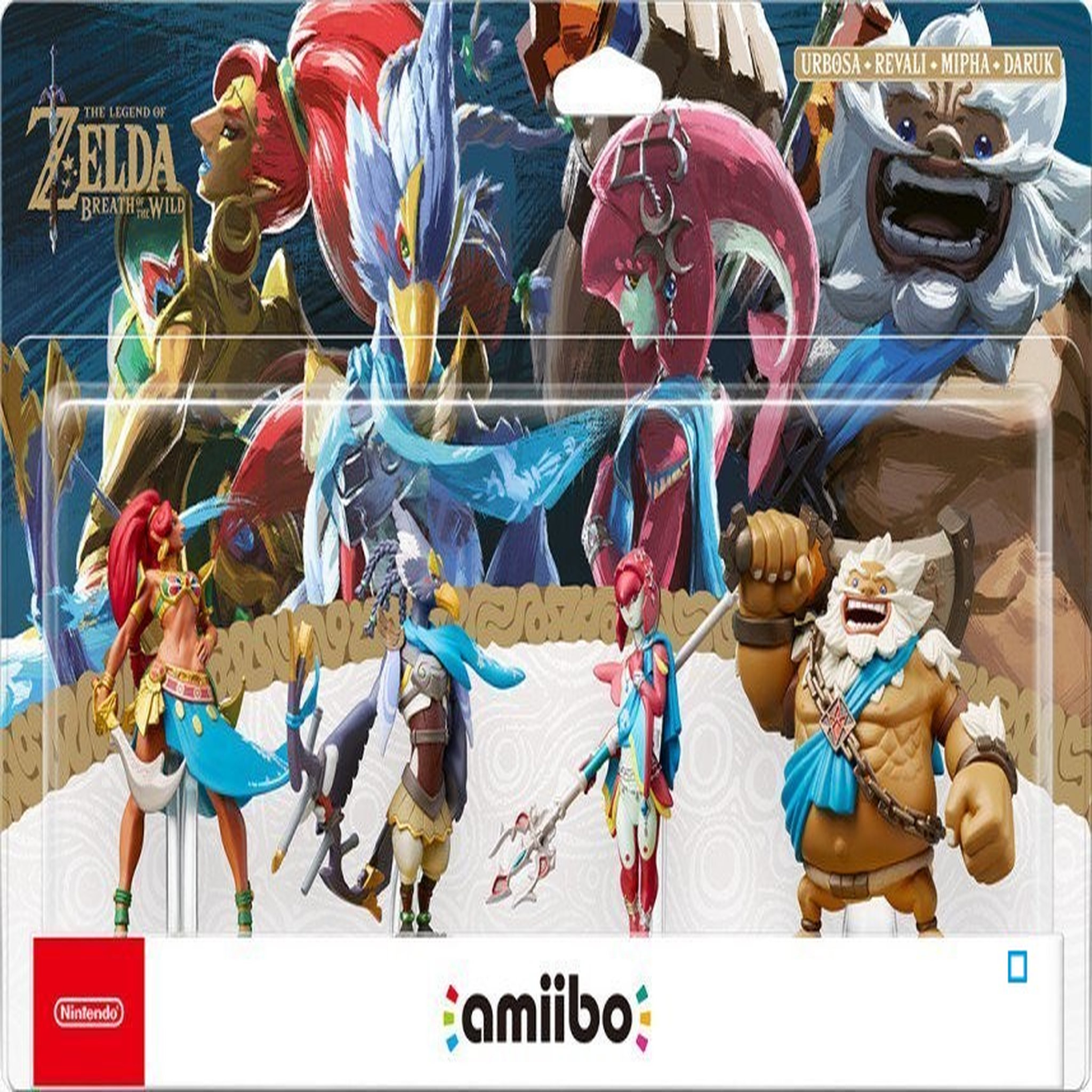 NINTENDO Pack 4 figurines amiibo Daruk + Mipha + Revali + Urbosa