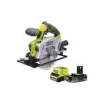 Ryobi Pack RYOBI Scie circulaire RWSL1801M - 18V One+ - 1 Batterie 2.0Ah - 1 Chargeur rapide