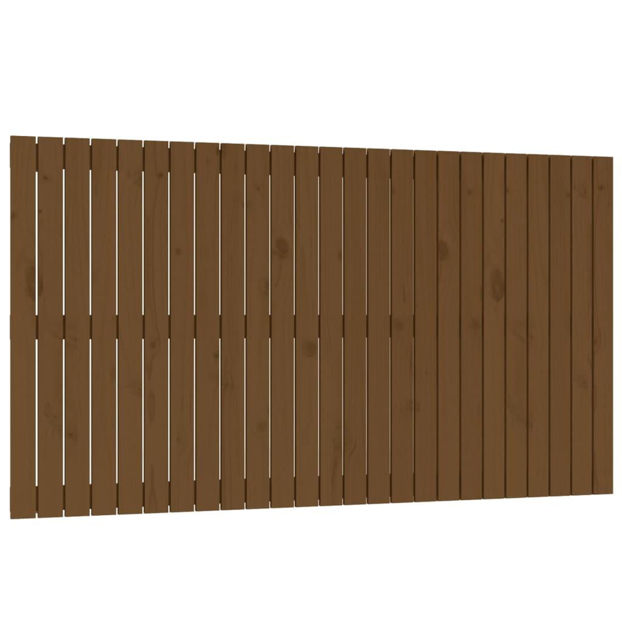 Voir la diapositive 2 : VIDAXL Tete de lit murale Marron miel 159,5x3x90 cm Bois massif de pin