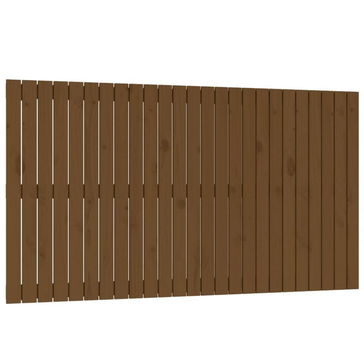 VIDAXL Tete de lit murale Marron miel 159,5x3x90 cm Bois massif de pin