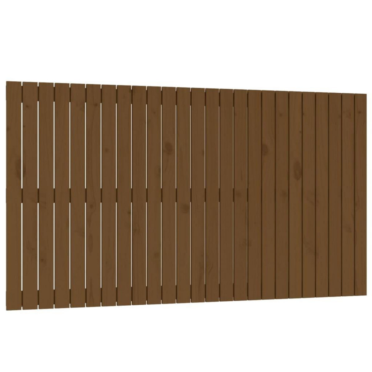 VIDAXL Tete de lit murale Marron miel 159,5x3x90 cm Bois massif de pin
