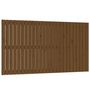 Voir la diapositive 2 : VIDAXL Tete de lit murale Marron miel 159,5x3x90 cm Bois massif de pin