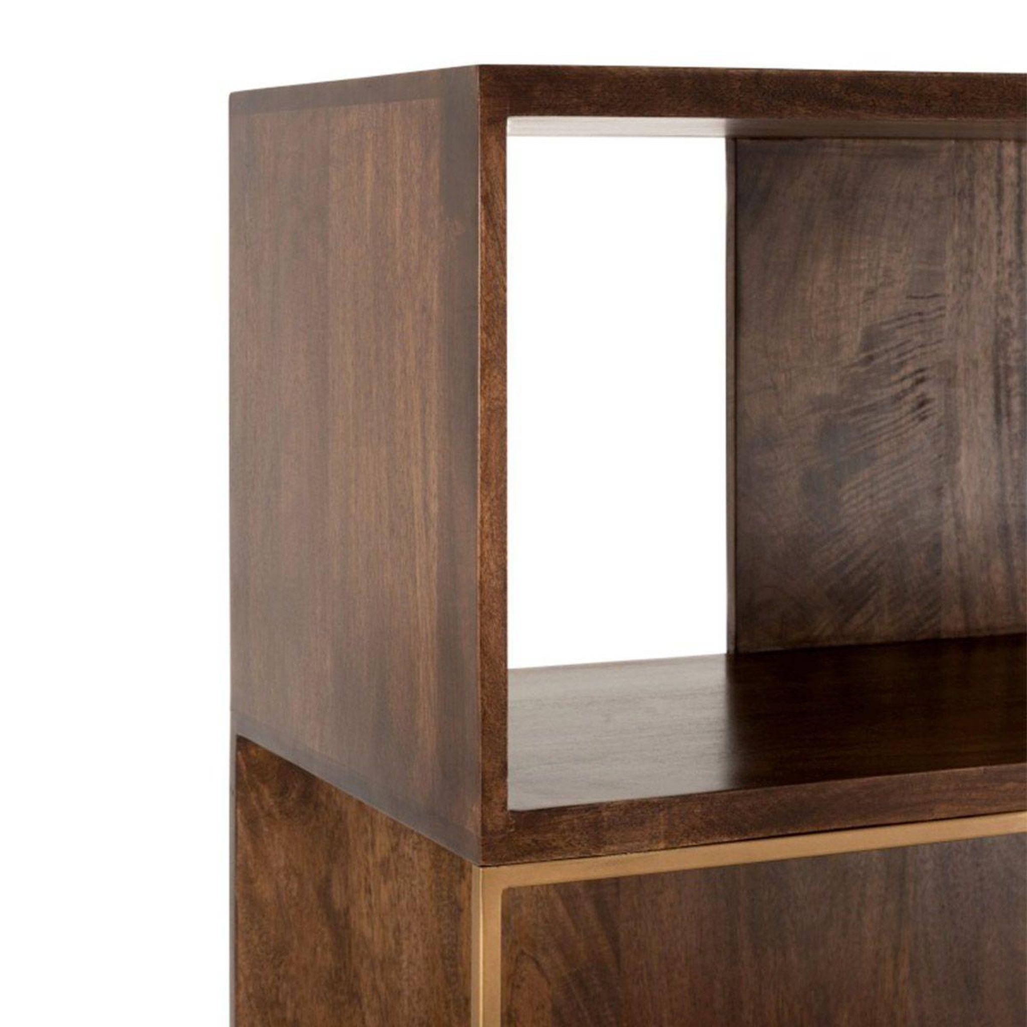 Voir la diapositive 6 : Paris Prix Étagère 4 niveaux design  rafi  167cm marron