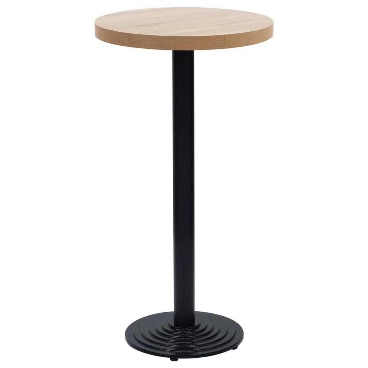 VIDAXL Pied de table de bistro noir Ø43x107 cm fonte