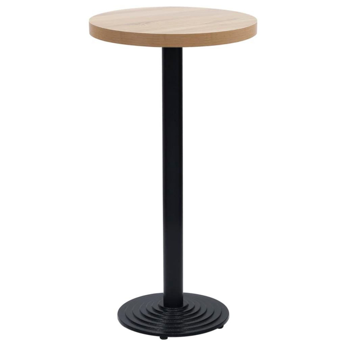 VIDAXL Pied de table de bistro noir Ø43x107 cm fonte