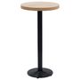 Voir la diapositive 2 : VIDAXL Pied de table de bistro noir Ø43x107 cm fonte