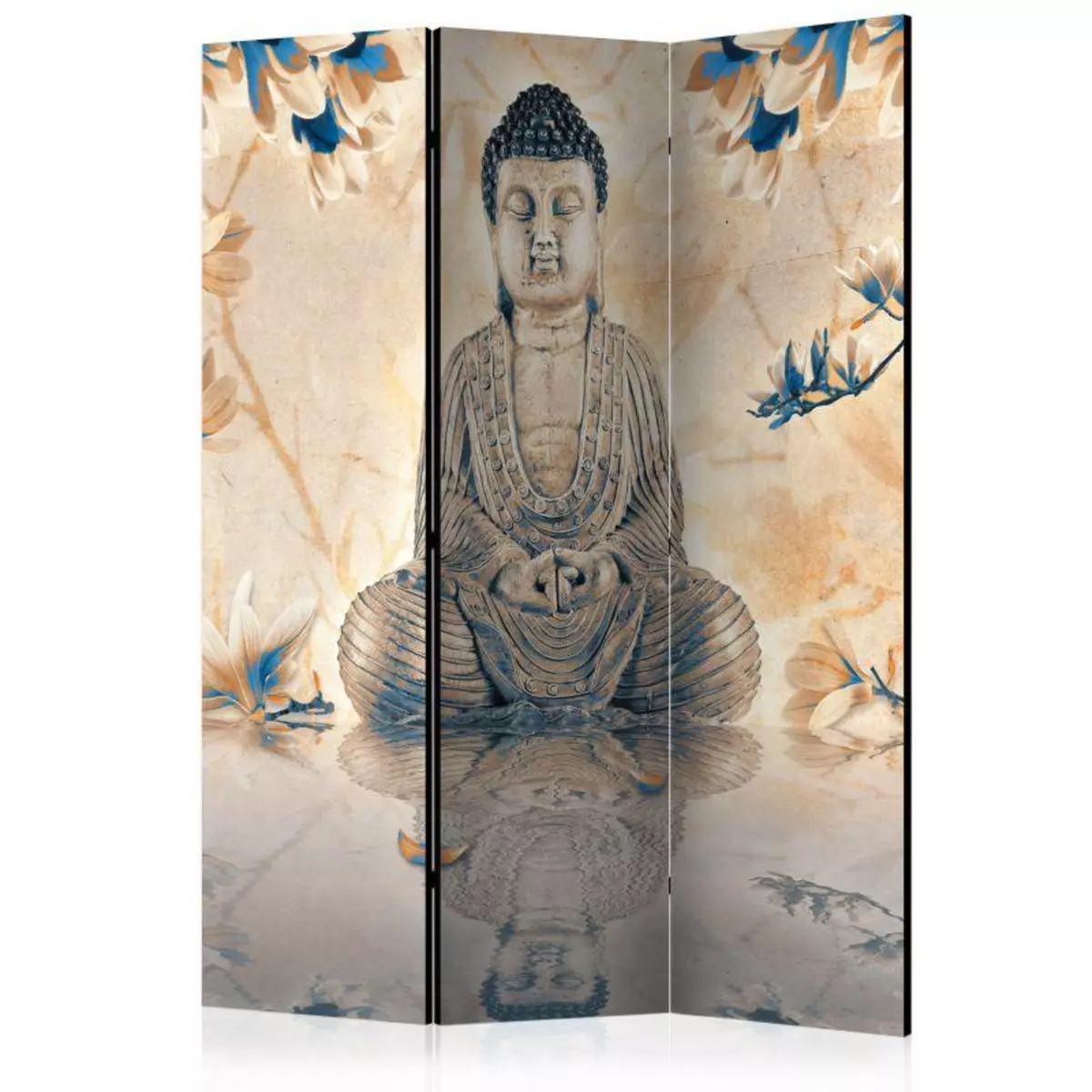 Paris Prix Paravent 3 Volets  Buddha of Prosperity  135x172cm