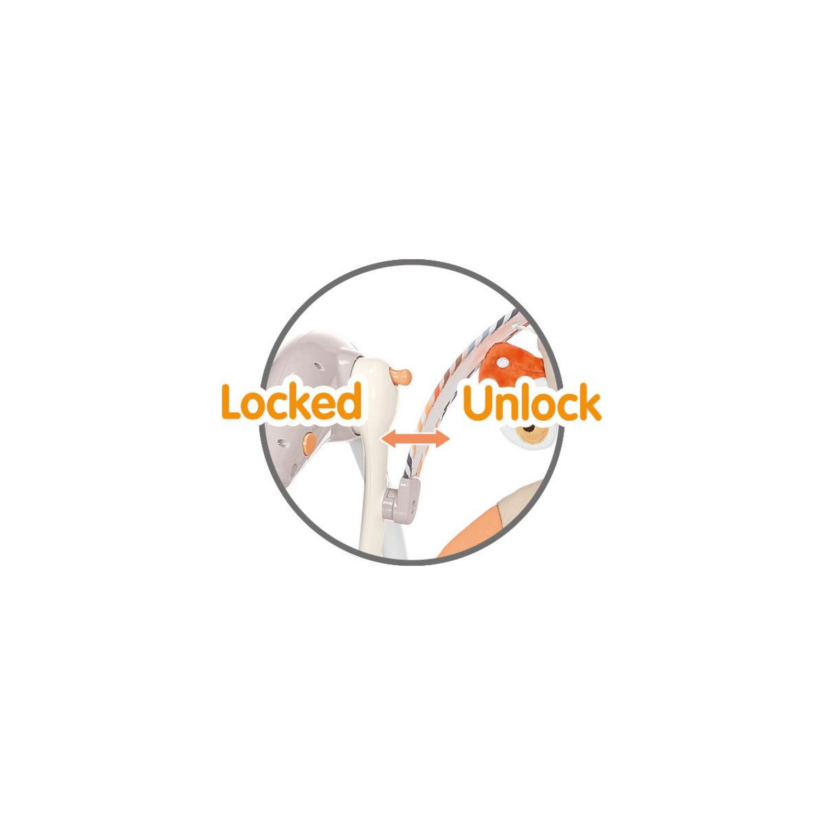 BREVI Transat balancelle musical Brilly Love natural