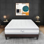 Voir la diapositive 2 : HYPSOM HYPSOM | Ensemble ROYAL 5* | Matelas Mémoire de forme + Sommier Bois