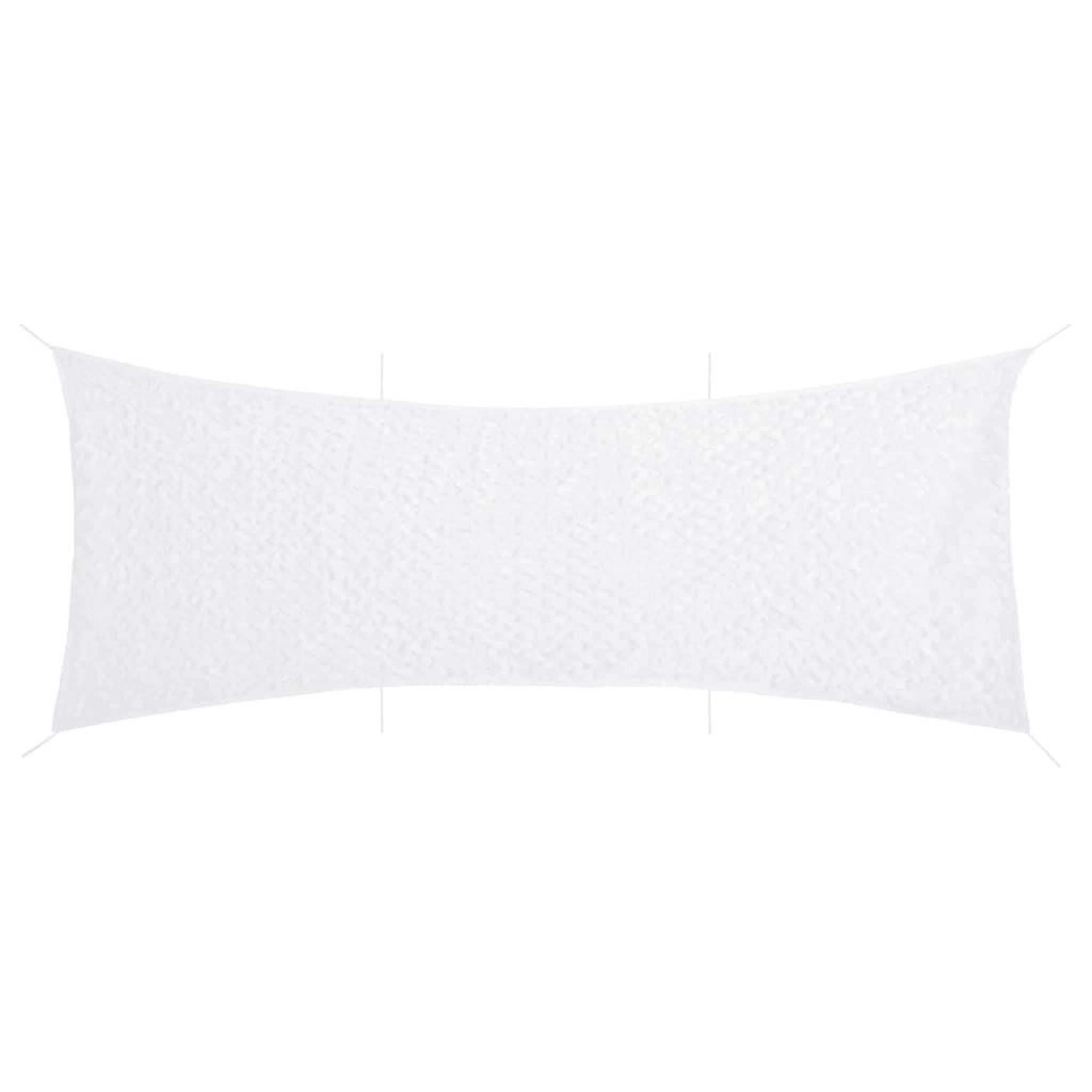 VIDAXL Filet de camouflage avec sac de rangement 623x203 cm blanc