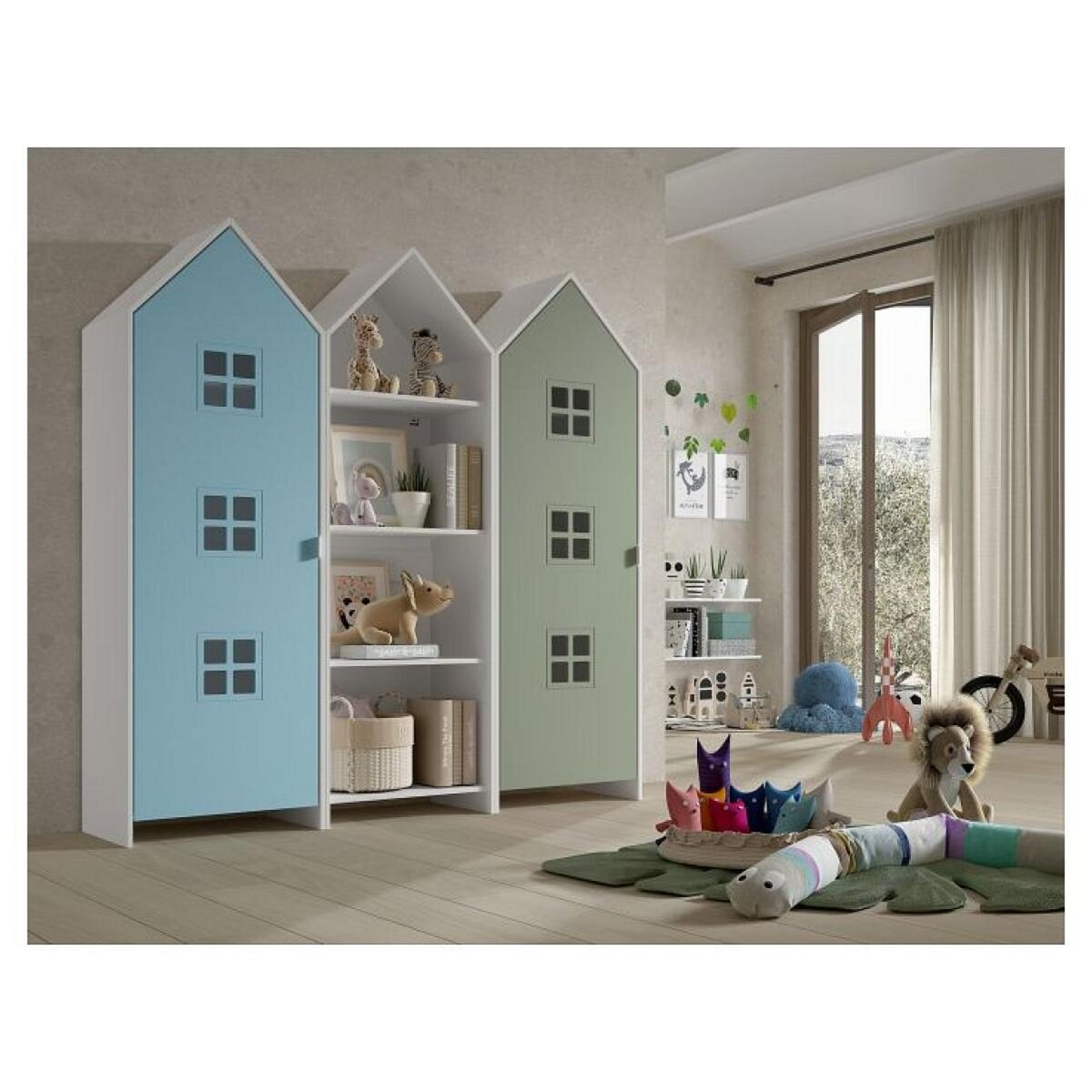 Vipack Combinaison D'armoires 3 Pièces Casami Bruges vert Multicolore