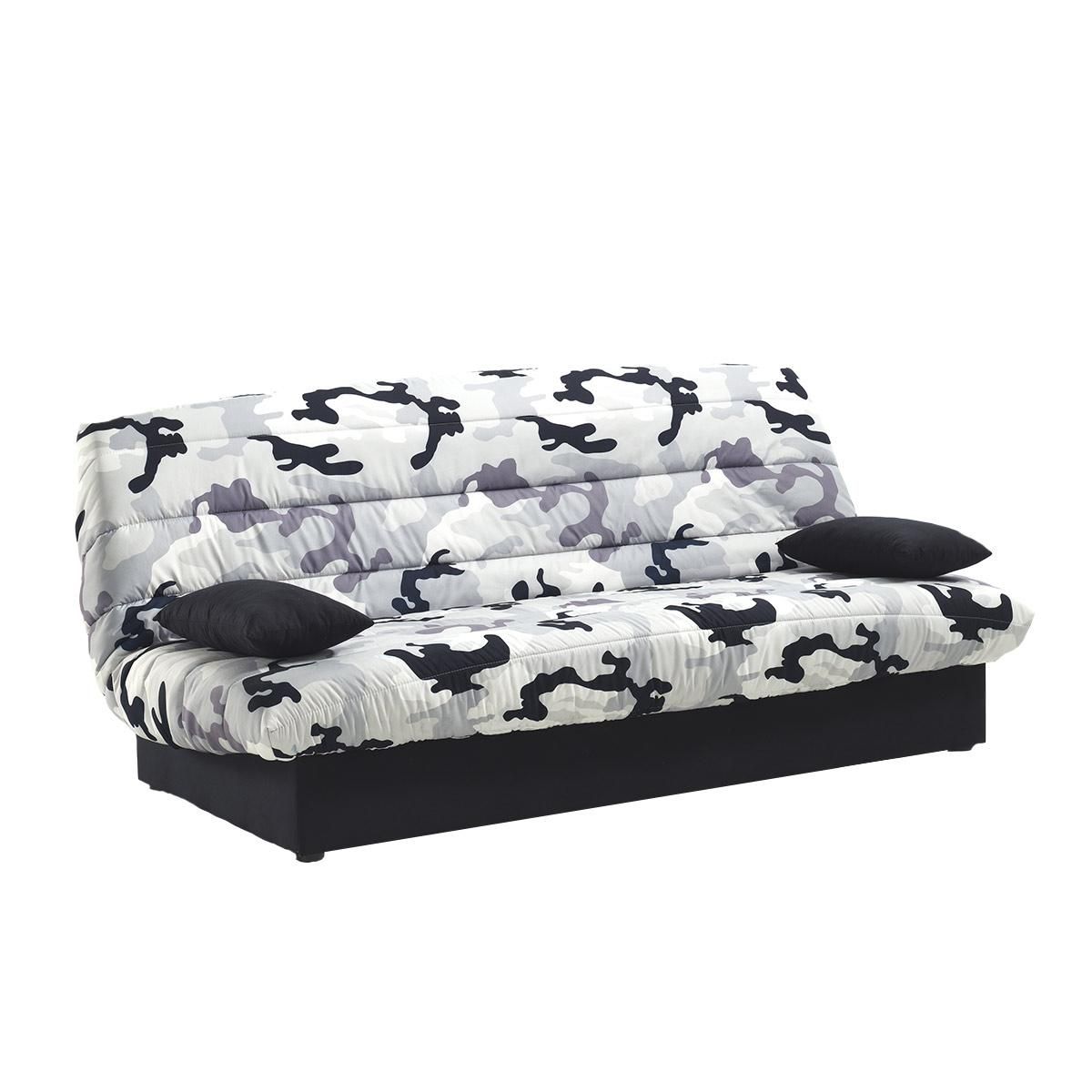 Banquette CLIC CLAC VIENNE matelas 12 cm mousse ferme 25 kg/m3