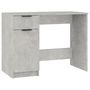 Voir la diapositive 2 : VIDAXL Bureau Gris beton 100x50x75 cm Bois d'ingenierie