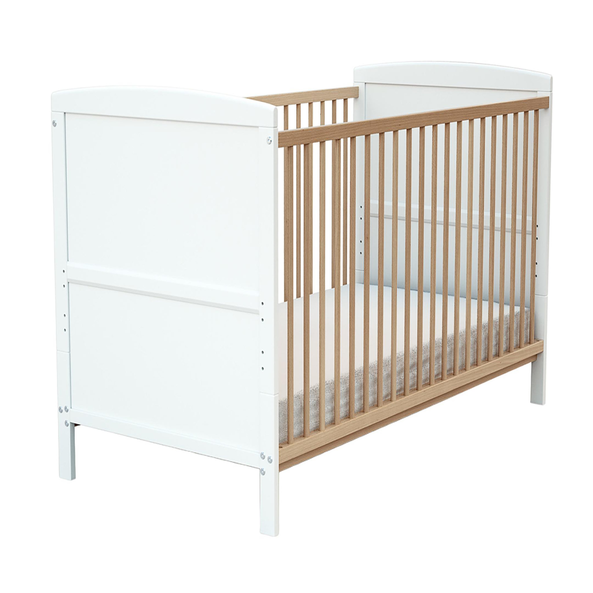 Voir la diapositive 1 : AT4 Lit bébé évolutif ESSENTIEL en bois