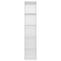 VIDAXL Bibliotheque Blanc brillant 40x30x189 cm Agglomere