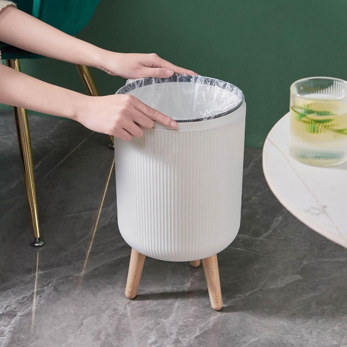 Kitchen move Poubelle de salle de bain push 9l - bat-tg3950