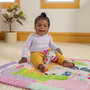 Voir la diapositive 5 : Bright Starts BRIGHT STARTS Tapis de sol éveil bébé évolutif pliable- Jungle Rose- arche avec jouets sensoriels et musicaux, miroir
