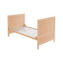 Voir la diapositive 3 : Roba Lit Bébé Évolutif 70x140 - ROBA - Réglable en Hauteur - 3 Barreaux Amovibles - Coins de Transformation Inclus - Bois Naturel