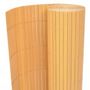 Voir la diapositive 2 : VIDAXL Cloture de jardin double face 110x300 cm Jaune
