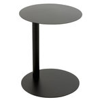Paris Prix Table d'Appoint Ronde en Métal  Reva  50cm Noir