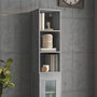 Voir la diapositive 4 : VIDAXL Armoire murale sonoma gris 34,5x32,5x90 cm bois d'ingenierie