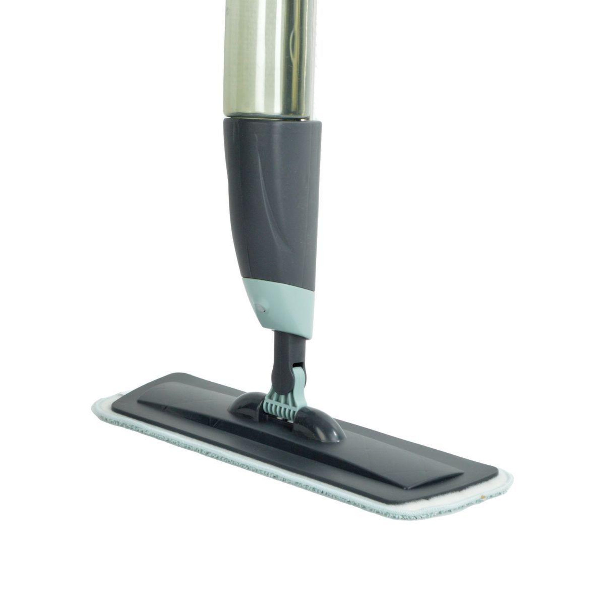 Voir la diapositive 2 : HOMEA Balai mop  vaporisateur  630ml anthracite & bleu givré