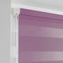 Voir la diapositive 2 : Paris Prix Store Enrouleur Jour Nuit  Daynight  120x180cm Violet