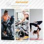 Voir la diapositive 5 : HOMCOM Tapis de protection Fitness grand confort dim. 180L x 90l x 0,6H cm PVC noir