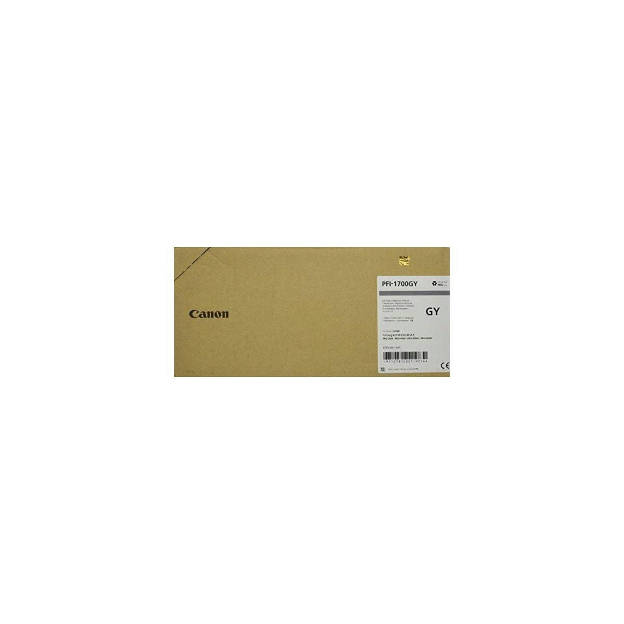 Voir la diapositive 2 : Canon Cartouche originale Canon PFI-1700GY 700 ml gris