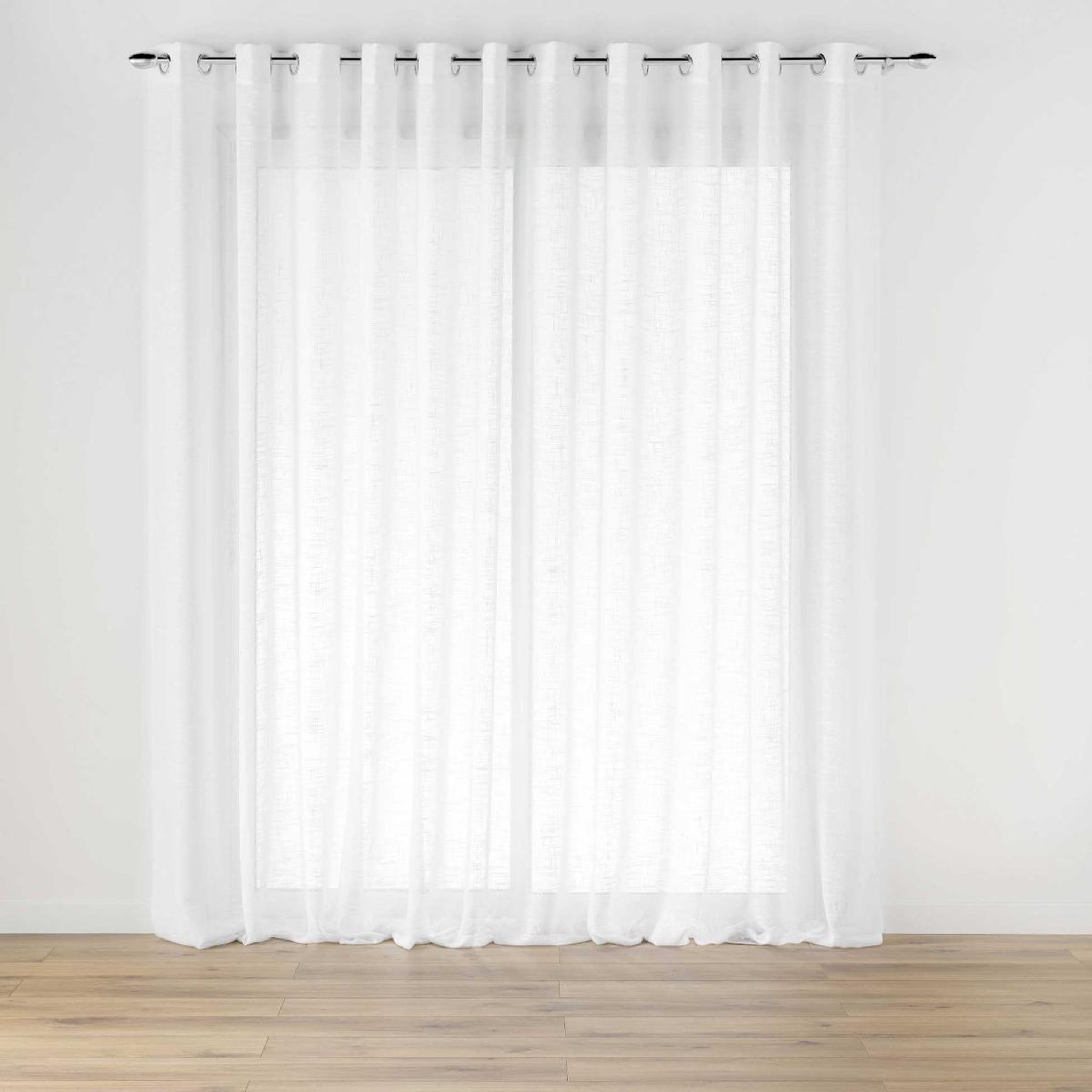 Douceur d'Intérieur Rideau voilage  haltona  400x240cm blanc