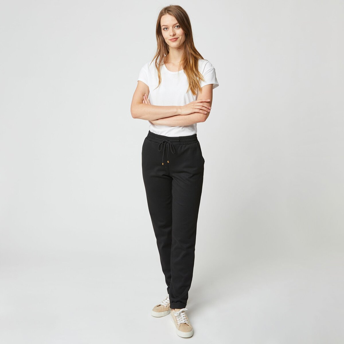 Pantalon jogging noir femme new arrivals