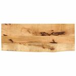 VIDAXL Dessus de table 90x30x2,5 cm bord vif bois massif manguier brut