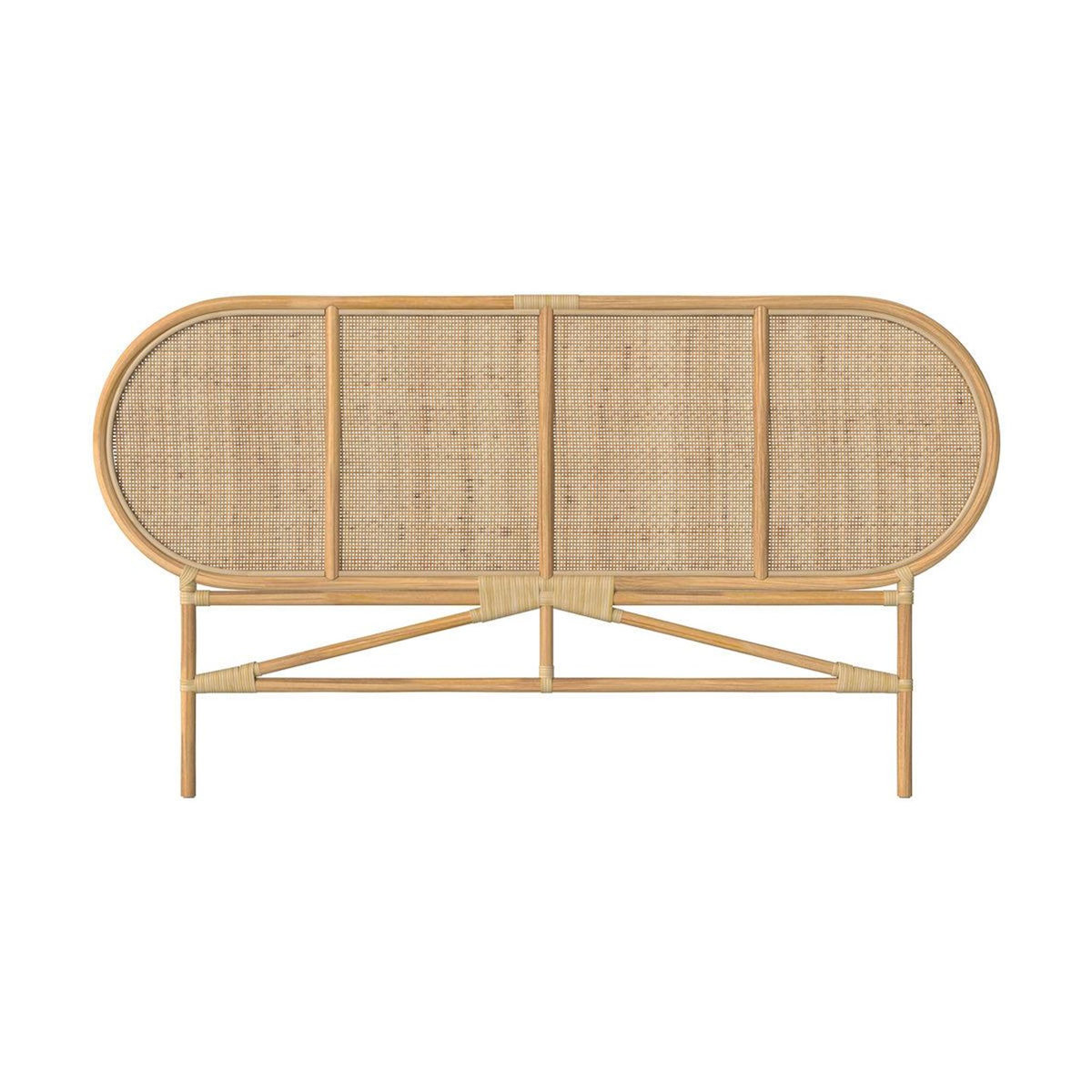 Rendez vous déco Tête de lit en rotin naturel 140 cm-Navahino