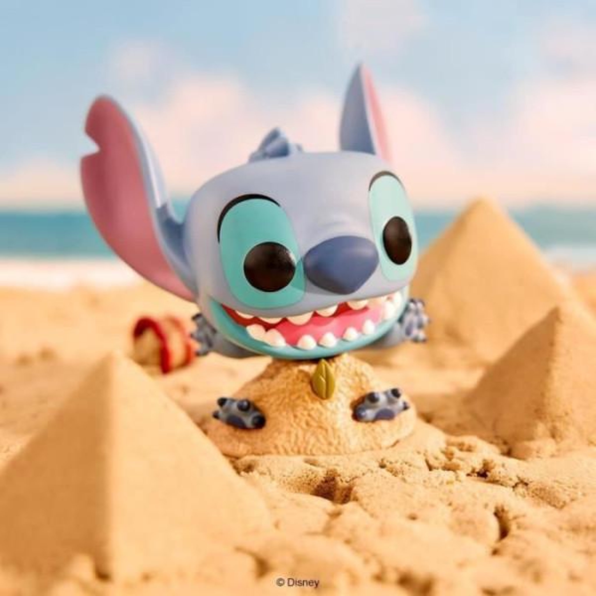 Voir la diapositive 3 : Funko Figurine - funko - lilo et stitch - stitch in sand - 9 cm - vinyle - collection