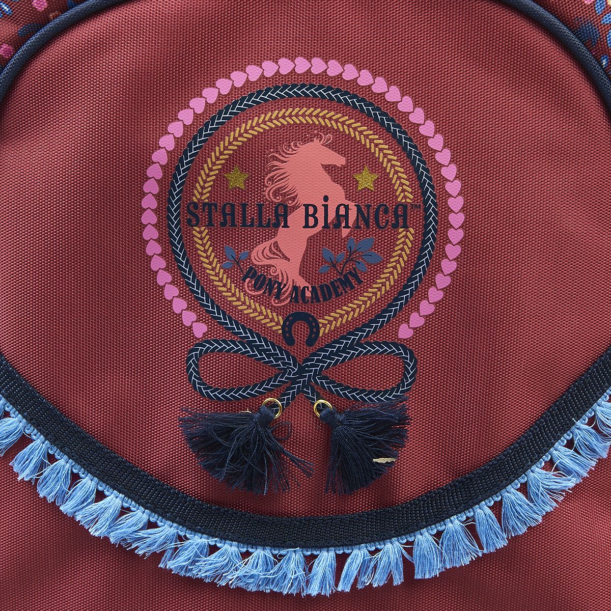 Stalla Bianca Sac à dos à roulettes rouge cheval