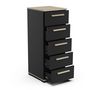 Voir la diapositive 5 : Chiffonnier 5 tiroirs L39 cm LIZZIE