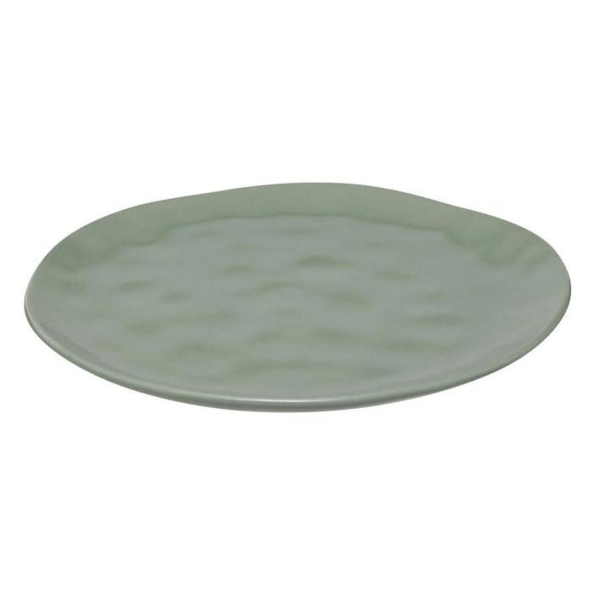 SECRET DE GOURMET Lot de 6 Assiettes Plates  Noe  26cm Vert Olive