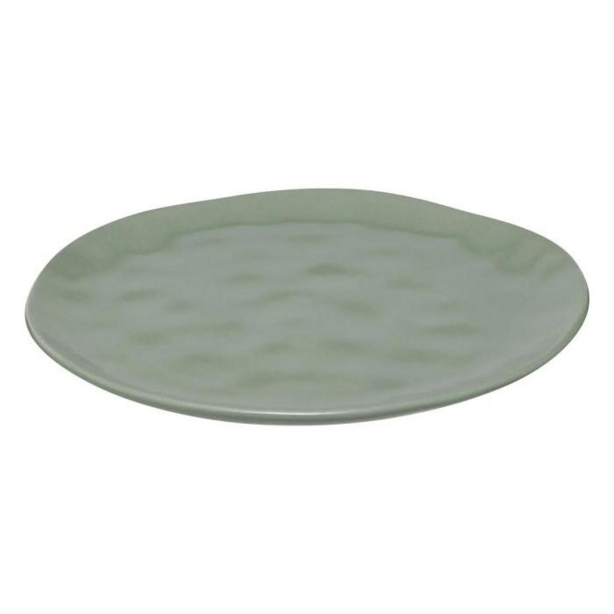 SECRET DE GOURMET Lot de 6 Assiettes Plates  Noe  26cm Vert Olive