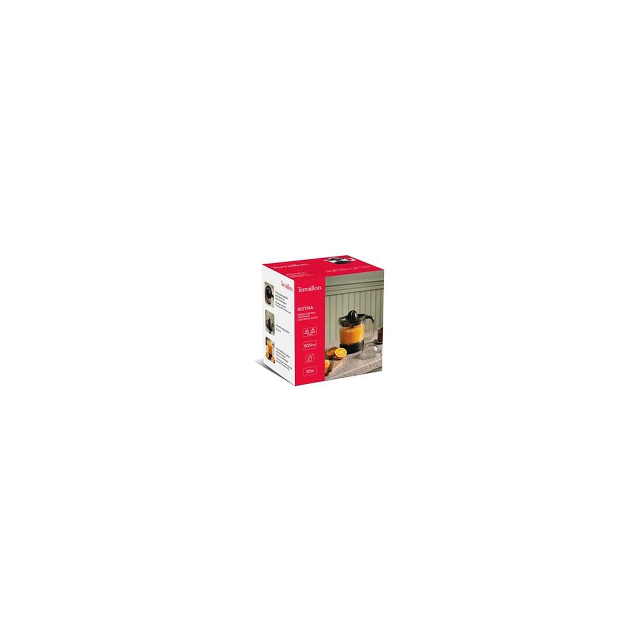 Voir la diapositive 5 : Terraillon Presse-agrumes Terraillon Bistria 600ml Noir