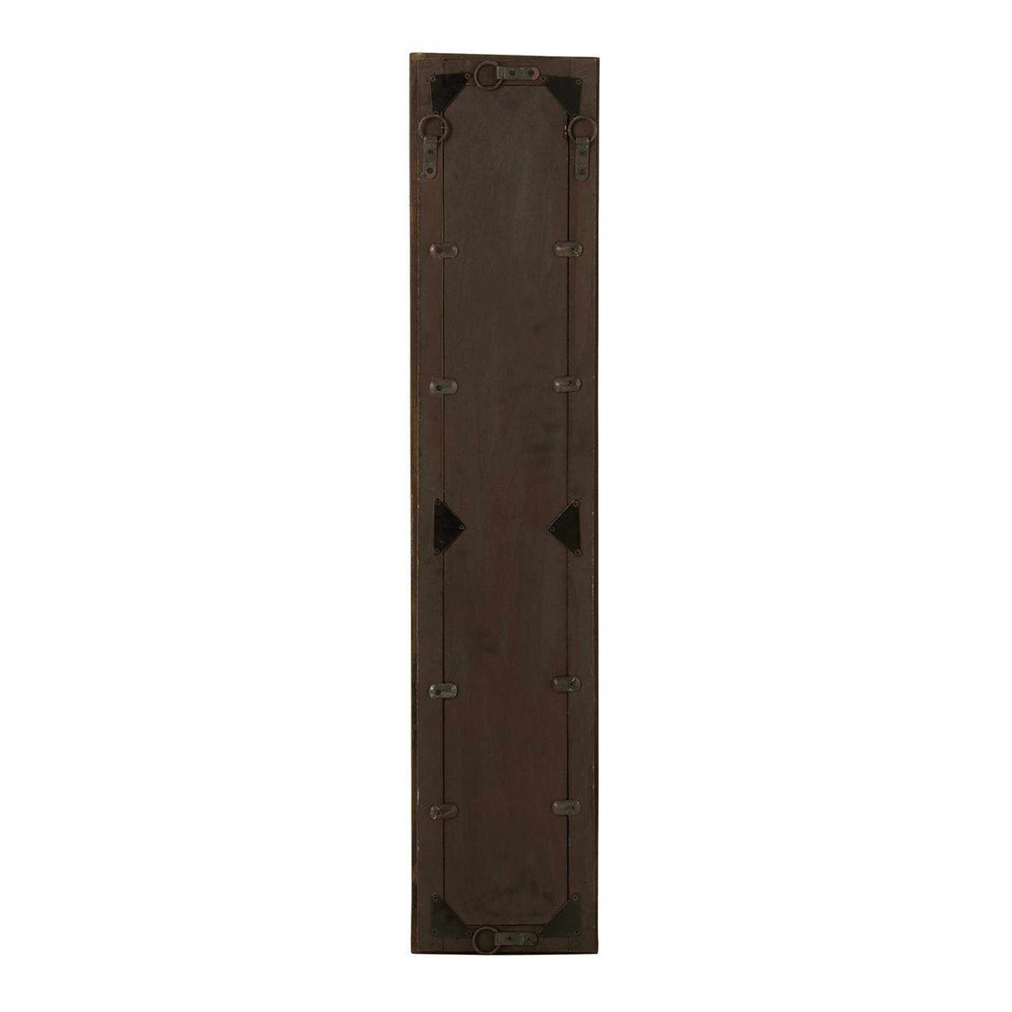 Voir la diapositive 3 : J-LINE Miroir à Poser Déco en Bois  Slim  120cm Marron